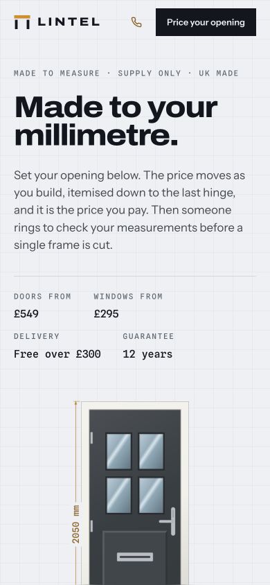 Lintel concept — mobile capture